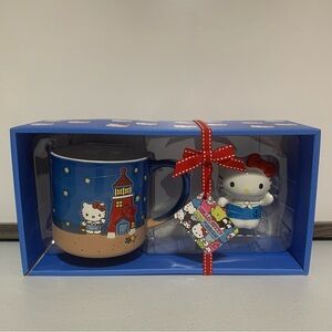 Hello Kitty by Sanrio x Blue Sky Hand Crafted & Painted Mug and Figurine Set-New